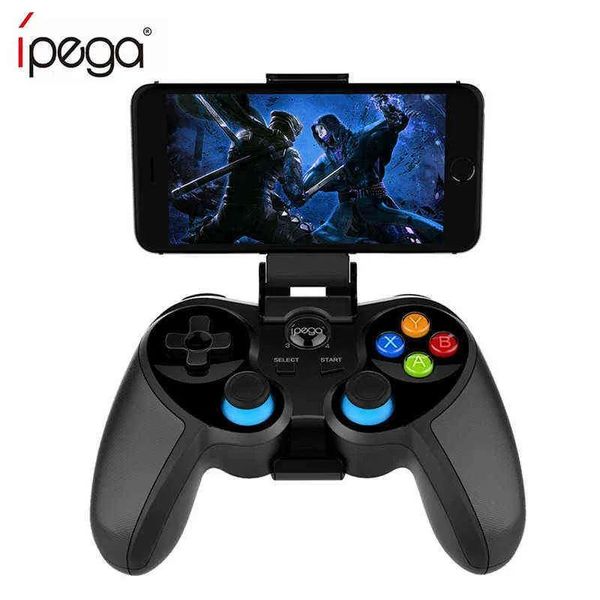 Joysticks IPEGA PG9157 Gamepad Bluetooth Controlador de console sem fio para Android IOS PC TV Box PS3 SteamOS PUBG Joystick Mobile Game H22042