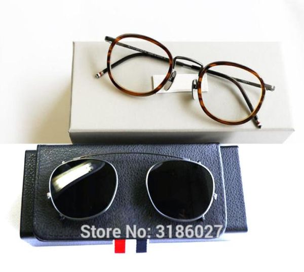 Marke Thom Brillengestelle oder Sonnenbrillen Männer und Frauen optische Brillen TB710 Clip-Sonnenbrille mit Originalverpackung1907379
