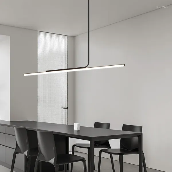 Lampade a sospensione Luci LED minimaliste nordiche Lampada a sospensione in filo metallico per tavolo da pranzo Soggiorno Cucina Ristorante Illuminazione per interni domestici