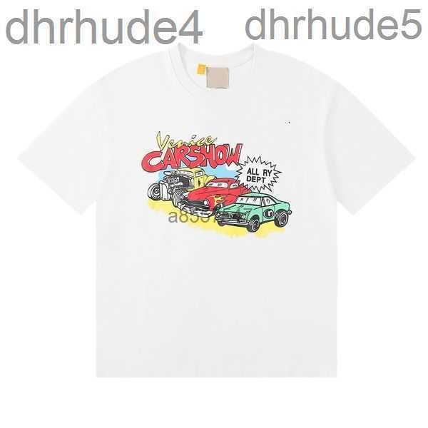 Футболка для пары Мужская одежда Gd t American Gall Tshirt Дизайн Car Story Винтаж Высокое качество Хлопок Топ с коротким рукавом Повседневная свободная футболка унисекс Размер Sxl Yy 1jziz Q VTXK