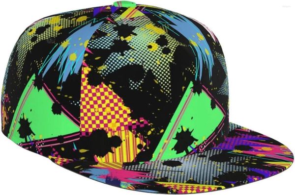 Top Caps 80s 90'lar Retro Beyzbol Kapağı Egzersiz Şapkaları Erkekler için Ayarlanabilir Kayış Kadın Baba Şapka Snapback