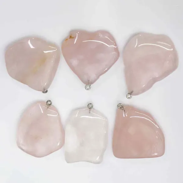 Colares de pingente de cristal em pó natural irregular brinco colar fazendo reiki charme jóias acessórios atacado 10p/lote