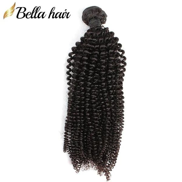 Tramas bellahair cambojano trama não processada kinky encaracolado feixes de cabelo 10 24 extensões de cabelo virgem trama dupla tramas de cabelo humano tece