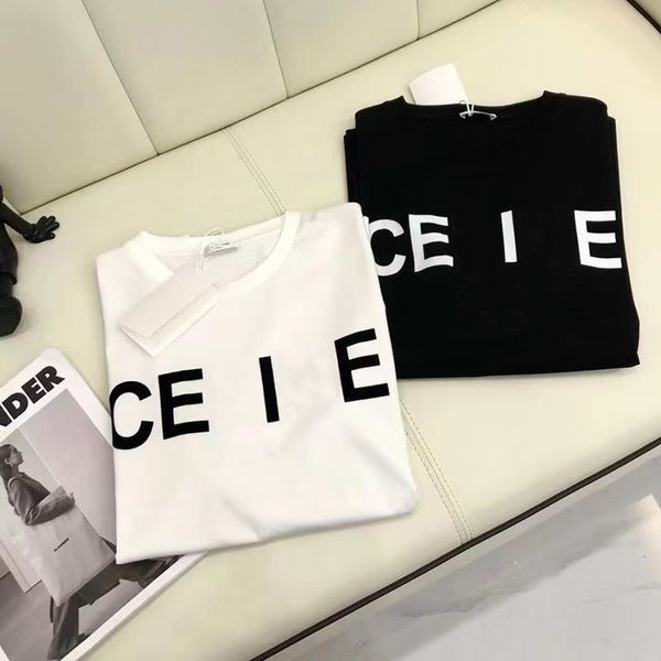 Camiseta CCS T-shirt Men's Designer T-shirt Impresso Rótulo de qualidade de manga curta Moda de moda masculina e feminina Camiseta de camiseta curta Modelo de algodão Luxo masculino Hip Hop Clothing 778