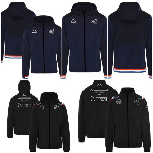 F1-Team-Fahrerbekleidung, F1-Serie, Rennbekleidung, Outdoor-Freizeit, Rennjacke mit Reißverschluss