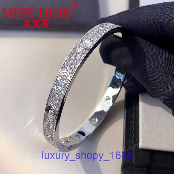 Bracciale in edizione di alta qualità, leggero, pneumatici per auto di lusso, set di trascinamento in argento sterling S925 con stella in stile pietra classica, ampia edizione, stella a cielo pieno, con scatola originale.