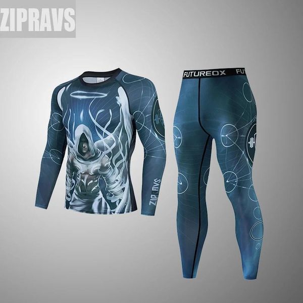 Underpants Zipravs Compression Sportswear 3xl колготки футболка мужская тренировка одежда Термическое нижнее белье.