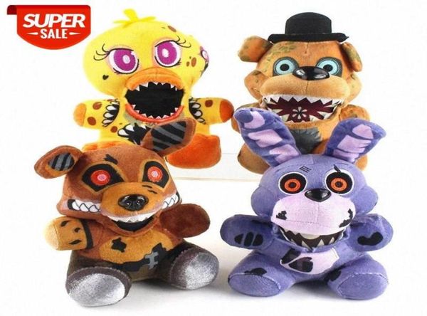 20 cm Cinque notti a Freddy039s FNAF Peluche Freddy Bear Foxy Chica Bonnie Bambole di peluche Regali di compleanno di Natale6526919