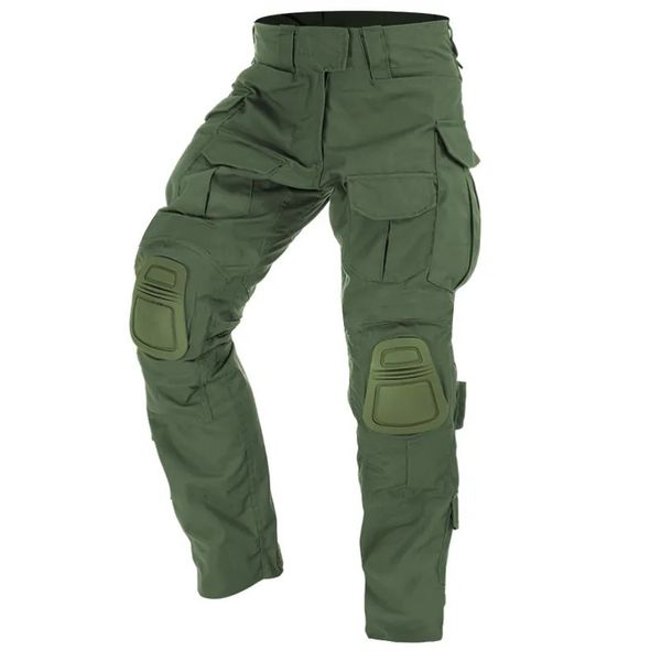 Homens do exército paintball combate carga com joelheiras multicam cp camuflagem militar airsoft equipamentos calças táticas roupas de caça 240103