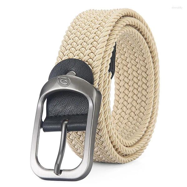 Cinture Cintura elastica da uomo Moda Cintura di alta qualità Donna Elasticizzata Vita da donna Tendenza da lavoro Marrone DT193