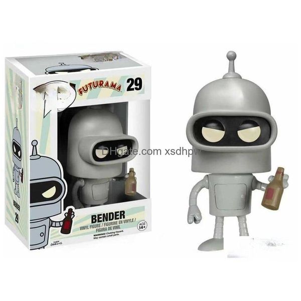 Eylem Oyuncak Figürleri Pop 29 Gelecekteki Bender Bander Bebek El Yapımı Dekorasyon Modeli T230607 DRAP TESLİM TOYS HEDİYLERİ DHF8K