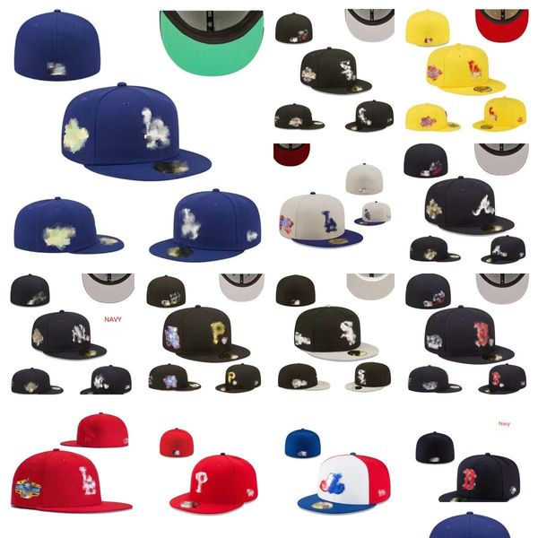 Snapbacks Atacado Chapéus Ajustados Baskball Caps Todo o Logotipo da Equipe Esportes Ao Ar Livre Cromo Coração Bordado Casquette Fechado Beani Dhit3