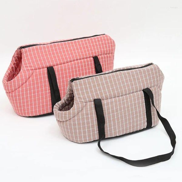 Hundeträger Plaid Haustiere für Katzen Tragetasche Hunde Rucksack Tragbare Handtasche Reise Outdoor Plüschbett Welpenzubehör