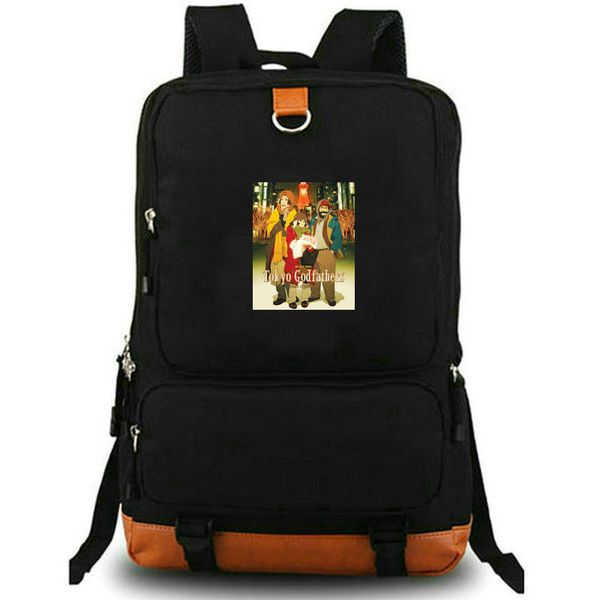 Tokyo Godfathers Sırt çantası Mauvais Garcon Daypack Okul Çantası Çizgi Çekme Sırplı Çekme Çalonu Okul Çantası Dizüstü Bilgisayar Günü Paket