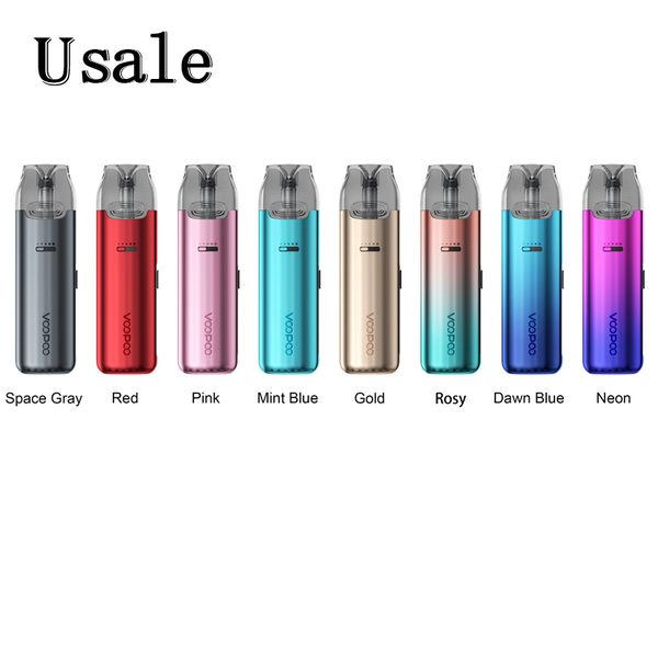 VooPoo VMATE Pro Pod Kit 25W Dispositivo Vape intelligente a prova di bambino Batteria incorporata da 900 mAh 3ml 0,7ohm 1,2ohm Cartuccia Vmate V2 Pod 100% autentico