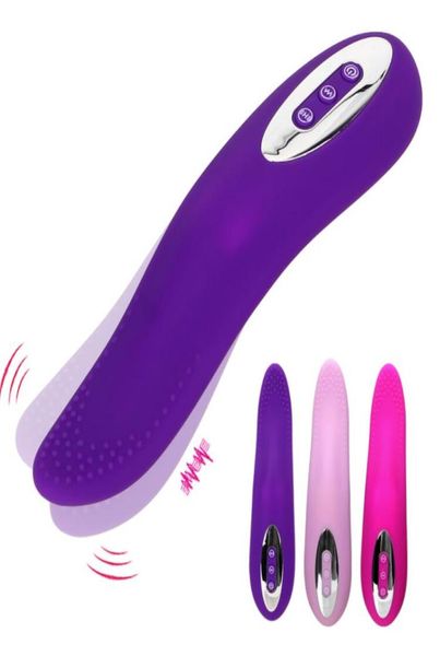 USB ricaricabile lingua vibratore sesso orale GSpot stimolatore clitoride massaggiatore per le donne 12 velocità giocattoli del sesso prodotti Audlt femminile Ma6596630