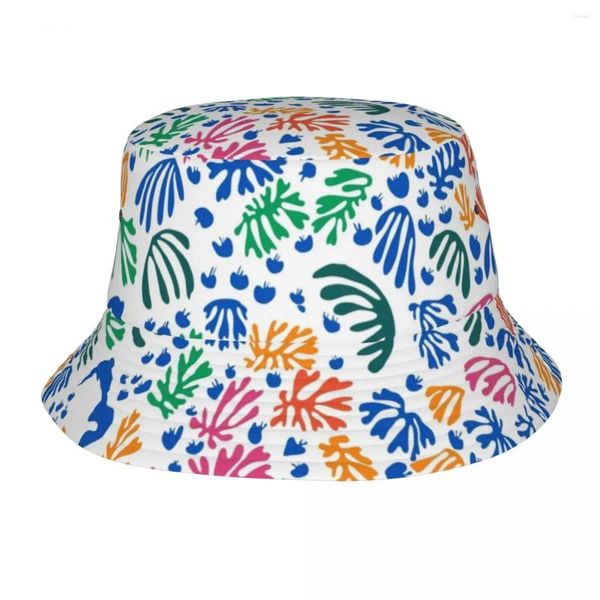 Berets Matisse Bunter Fischerhut Frühlingspicknick Kopfbedeckung Merchandise Impressionist Fishing Für Outdoor Unisex Panama Packbar