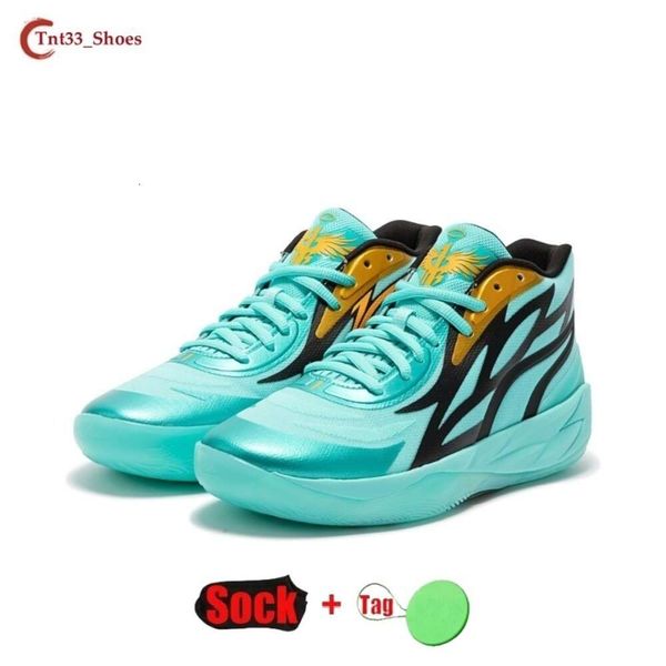 Lamelo Ball MB.02 MB.03 Rick e Morty Designer Shoes Mens Shock Queen City Absorvido Anti Slip Sports Basketball Tennis