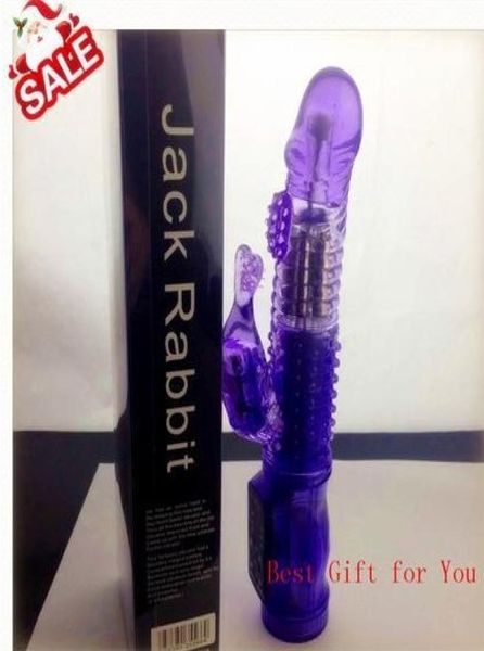 Jack Rabbit Vibratori 12 velocità Vibrazione GSpot Massaggiatore per il corpo Spinta Dildo Vibrazione Massaggiatore Giocattolo per adulti Giocattolo multi-velocità per 3925243