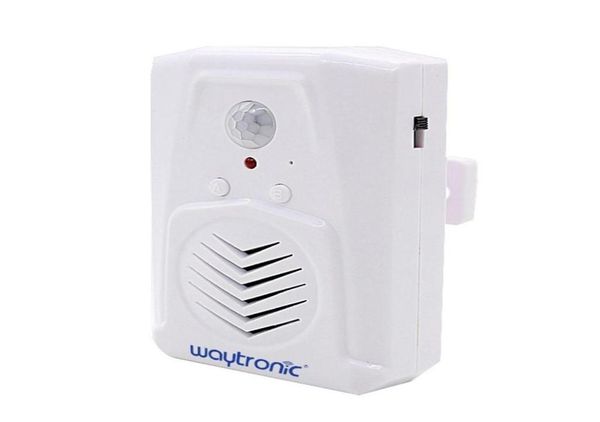 Waytronic som alto-falante sem fio pir sensor de movimento ativado leitor voz bem vindo sino para casa assombrada 6173867