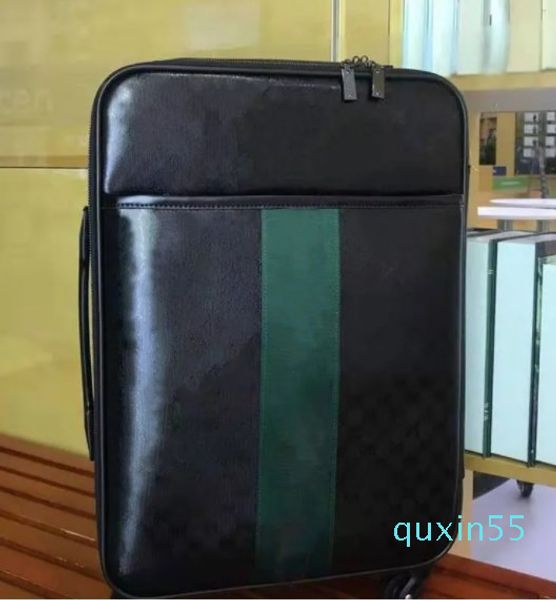 Дизайнерский дорожный чемодан, модный мужской женский багажник, сумка с буквами, кошелек, коробка, спиннер, универсальные вещевые сумки на колесах, 20 дюймов
