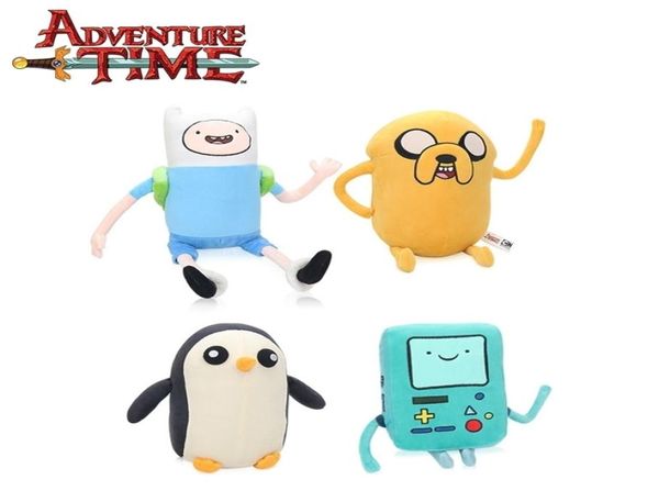 2543 cm Adventure Time Plüschtier Jake Pinguin Gunter Finn Beemo BMO Weiche Stofftierpuppen Partyzubehör Brinqudoes bebe LJ2005830790