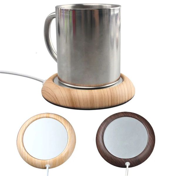 Protable USB Cup Warmer Heat Beverage Mug Mat Keep Drink Warm Heater Mugs Coaster USB Coffee Warmer Tea Cup Aquecedor 240103