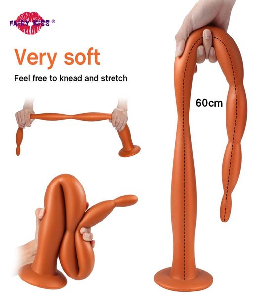 Super lungo silicone grande butt plug anale dilatatore barella homme buttplug anale dildo tappi vaginali giocattoli adulti del sesso per gli uomini donna9932252