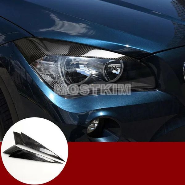 Accessori Coperchio per sopracciglia per sopracciglio per occhiali in fibra di carbonio 2 pc per BMW X1 E84 20102015