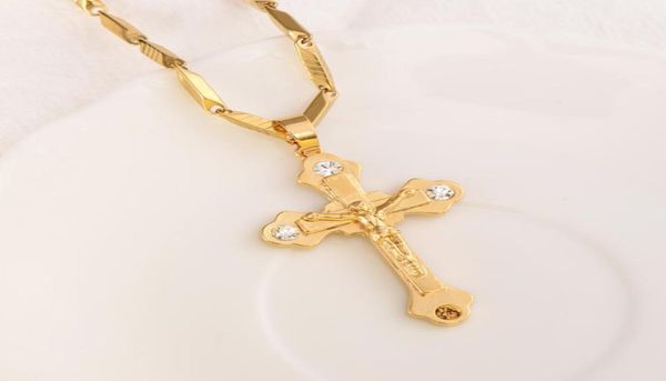 18 k sólido fino ouro amarelo pingente preenchido cz encantos linhas colar jóias fábrica deus gift4084477