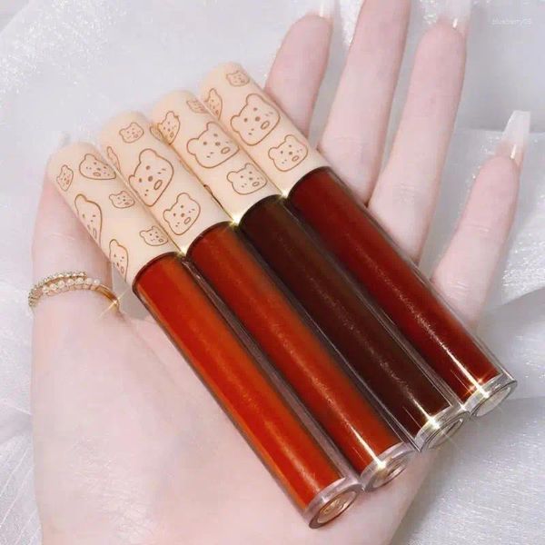 Глосс губ Elecoolvelvet Matte Liquid Lipstick Set Waterpronation Long Lasting Make Up Red Kit Makeup Corean Cosmetics