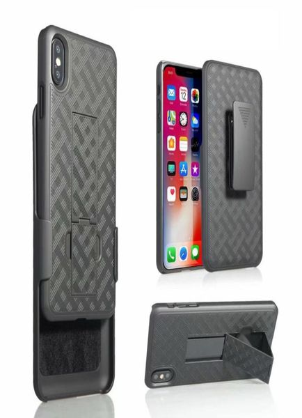 Tecido 2 em 1 híbrido hard shell coldre combo case kickstand cinto clipe para iphone 11 pro max xs xr x 7 8 plus se 2020 samsung not6598487