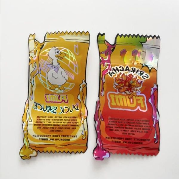 Sriracha Mylar Bags Zipper Package Plastiktüte leere Verpackung für Saucengroßhandel Qfofw