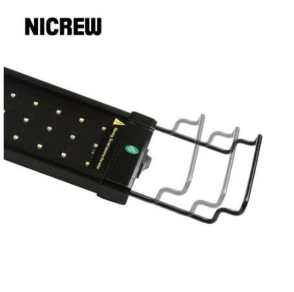 NICREW Staffa per accessori per luce per acquario a LED estensibile Gambe di montaggio regolabili in acciaio inossidabile Staffa per lampada per luce a LED296531334