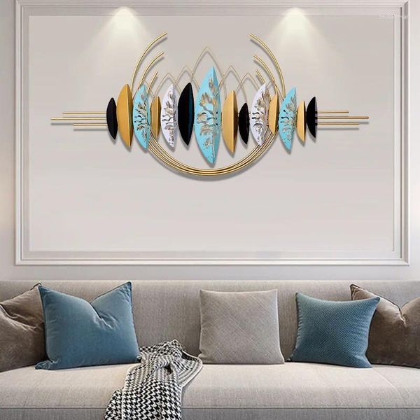 Dekorative Figuren Wohnzimmer Sofa Hintergrund Wand Ornamente Nordic Metall Veranda dreidimensionale hängen