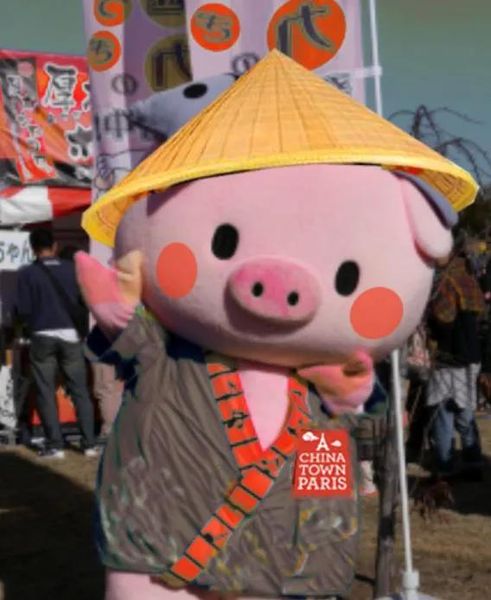 Costumi personalizzati Il costume della mascotte del bambino del maiale rosa sveglio aggiunge un logo Costume da personaggio per adulti spedizione gratuita