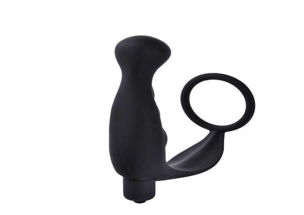 ss22 brinquedo sexual massageador brinquedo sexual vibrador anal para homens anel pênis 10 velocidades massagem de próstata silicone clímax atraso butt plug masculino mas2528477