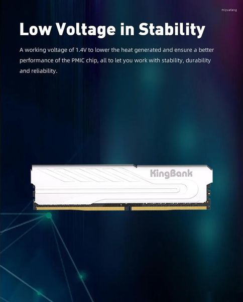 Оперативная память Kingbank Hylix DDR5 8 ГБ 16 ГБ 32 ГБ ОЗУ 6000 МГц 6400 МГц XMP 1,35 В ПК Настольная память Поддержка материнской платы с радиатором