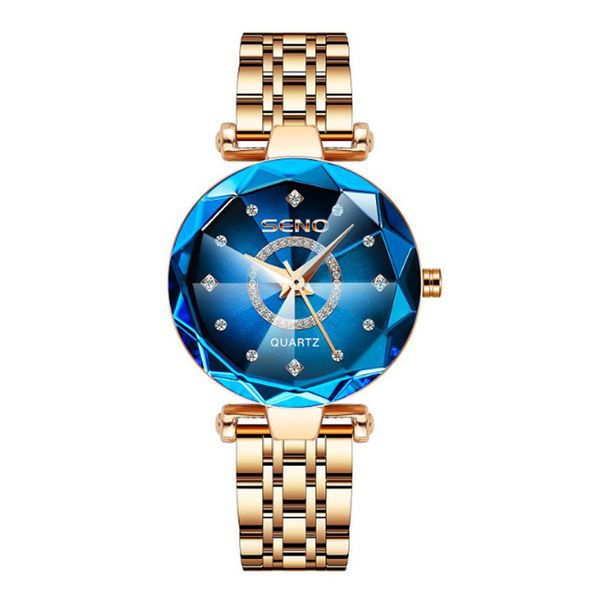 Temperamento Shine Quartz Womens Relógios Charming Ladies Watch Smart Queen Wristwatches199j