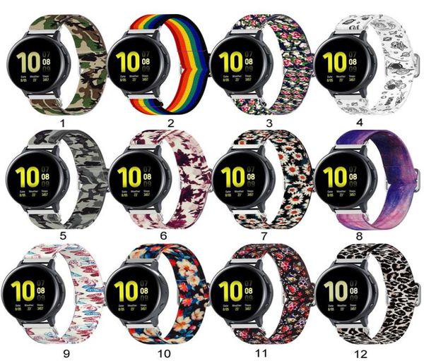 Pulseira de 22mm 20mm para samsung galaxy watch 42 46mm galaxy 3 45mm 41mm, pulseira de sílica gel para amazfit bip gtr active26553149