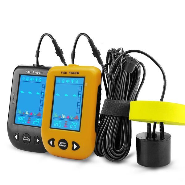 Erchang Tragbarer Fischfinder, Angel-Sonar, Echolot, Alarmgeber, Fischfinder, Echo 240104