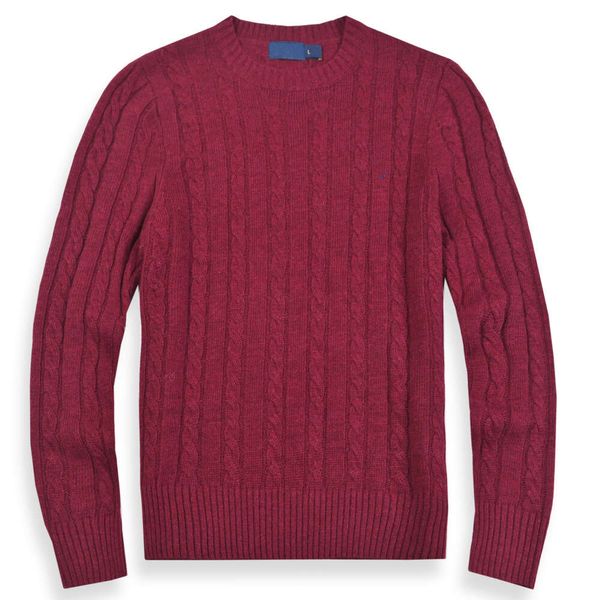 maglione da uomo girocollo mile wile polo maglioni classici maglia di cotone per il tempo libero felpa calda maglione pullover 0021