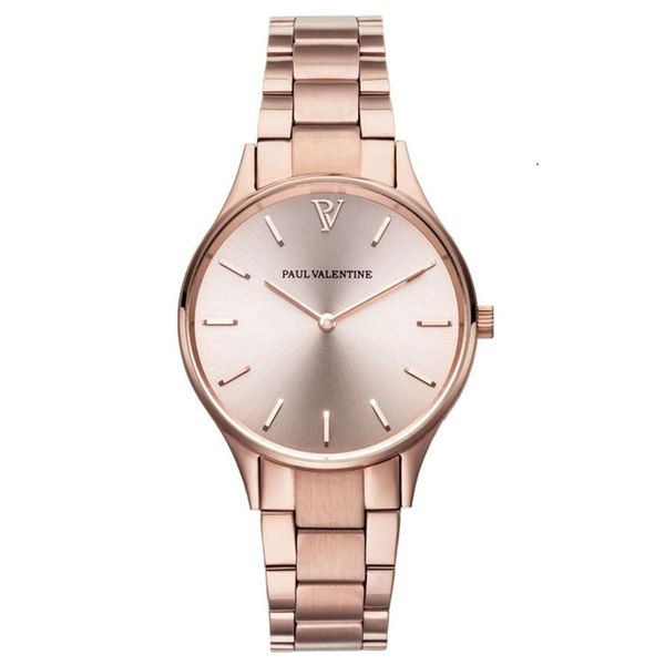 2022 Marque De Mode Filles Bande D'acier Paul Montres 30mm Femmes De Luxe Montre À Quartz Feminino Montre Femme Relogio Montres-bracelets186a