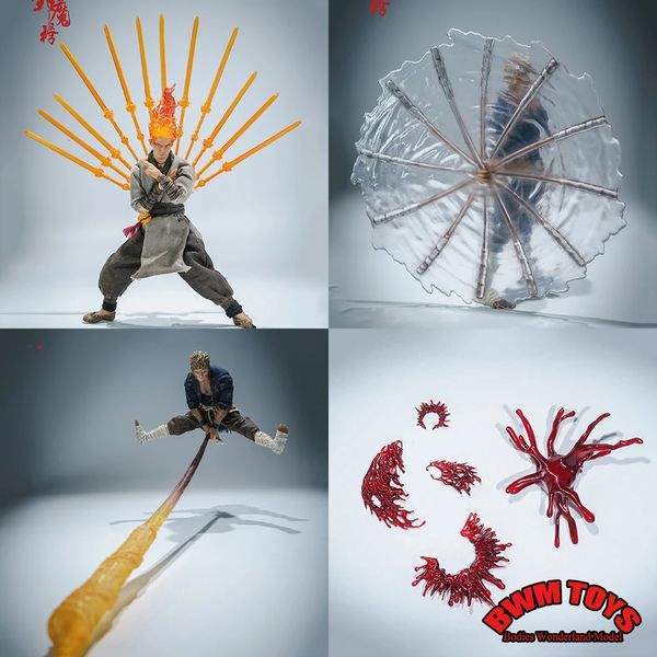 Notaman 1/12 Escala Acessórios de cena de soldado Wukong Housan Mancha de sangue Combate Efeito especial para bonecos de figura de ação de 6 polegadas 240104