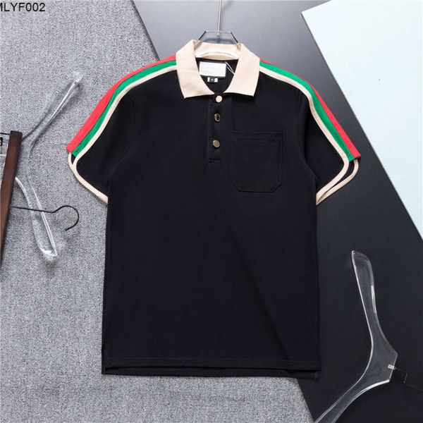 Top Quality Designer Camiseta Polos de Golfe para Homem Primavera Verão Novas Mulheres Luxo Tees Férias Manga Curta Moda Casual Monograma Impressão