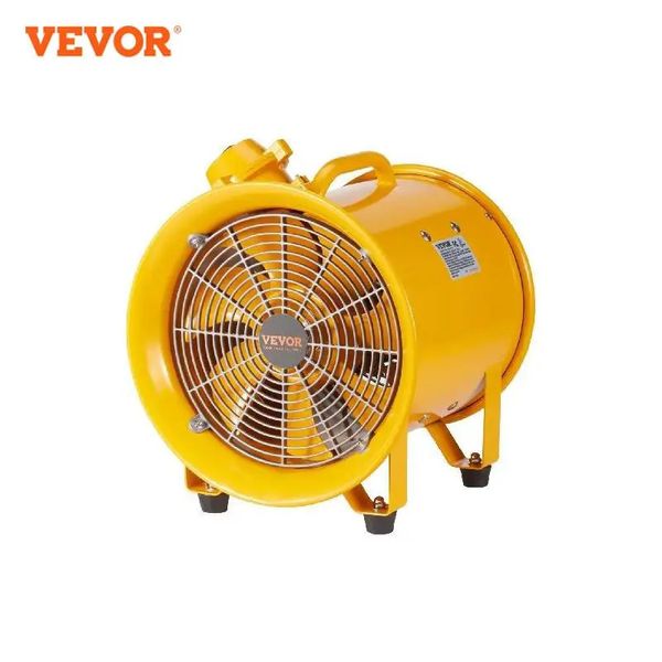 VEVOR Ventilatore Portatile 350W/550W/1100W Ventilatore di Scarico Industriale Estrattore d'Aria Pulito per Magazzino di Fabbrica Uso Domestico 240104