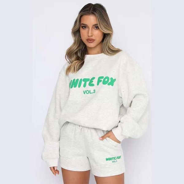 Whitefox T-Shirt Essent Fashion T-Shirt Designer Herren Neuer Stil Damen Sommer White Fox Tops für cooles, hochwertiges Luxus-White Fox Shirt Whitefox Hoodie 740