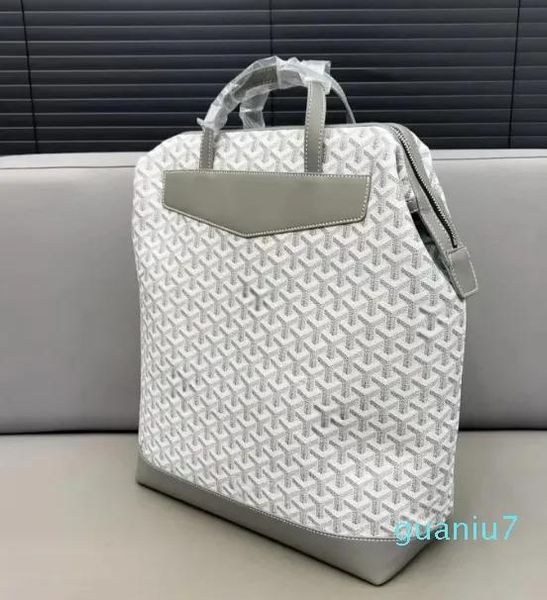 Sacos mochila designer mochila masculina mochila de luxo saco de escola gy branco emenda unissex alça de ombro ajustável