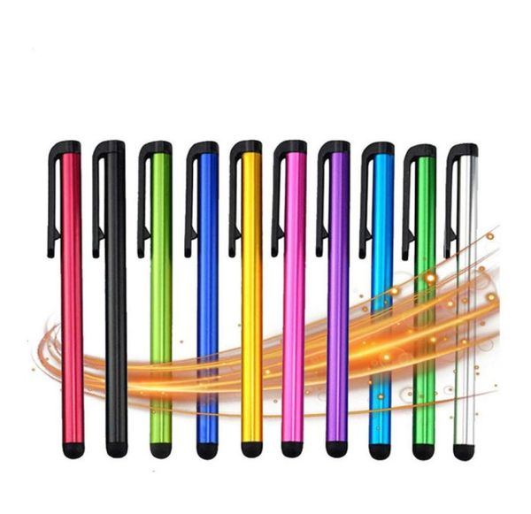 Huawei Samsung için iPad Air mini için kapasitif dokunmatik ekran kalem kalemi iPhone evrensel tablet pc akıllı telefon kalemi8466213