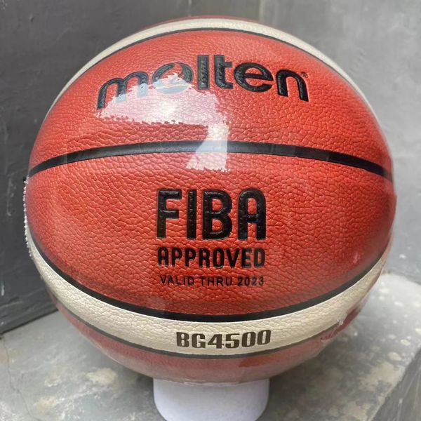 Bola de basquete fundida original GG7X BG4500 BG5000 Tamanho 7 Borracha Padrão de alta qualidade para esportes de treinamento interno ou externo 240103